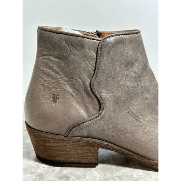 Frye Women's Leather Carson Piping Bootie in Graphite - Sz 10 M - PreOwned - Picture 6 of 13